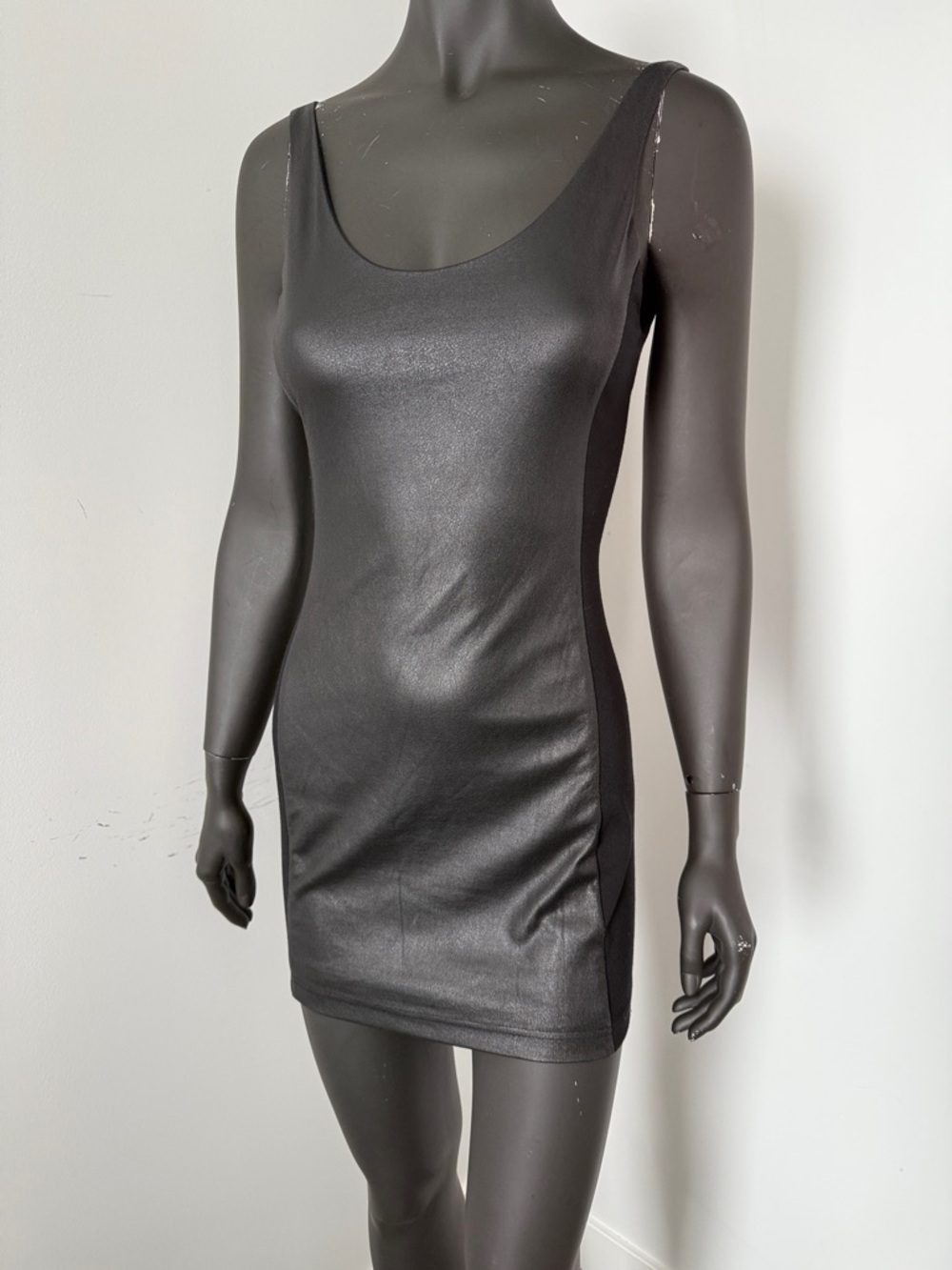 265. Free People Faux Leather Mini Dress